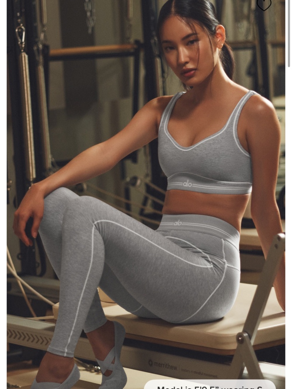 Alo Yoga Alosoft High-Waist Heart Throb Legging